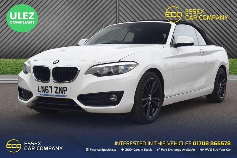 White Used 2017 BMW 218 Sport Line Cabriolet | £12,695 (Fair price) - Image 1/4
