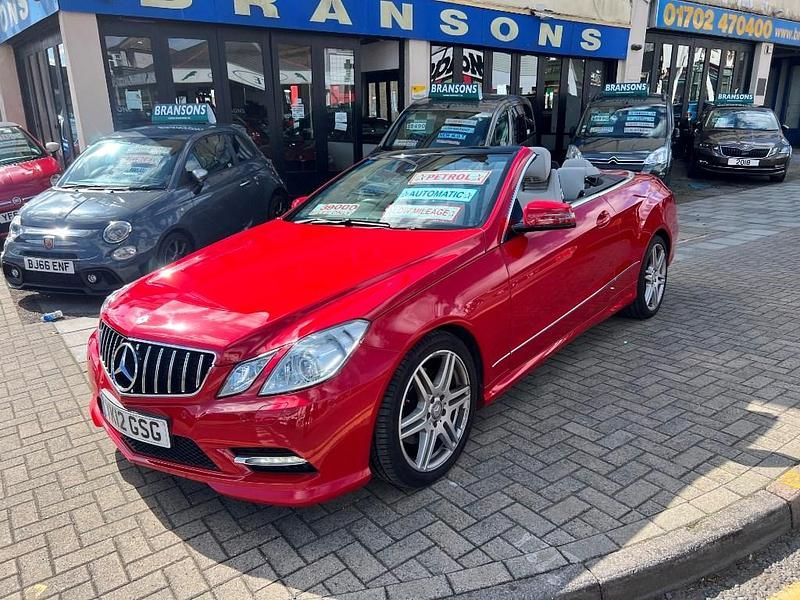 Red Used 2012 Mercedes E350 Cabriolet | £9,990 (Fair price) - Image 1/4