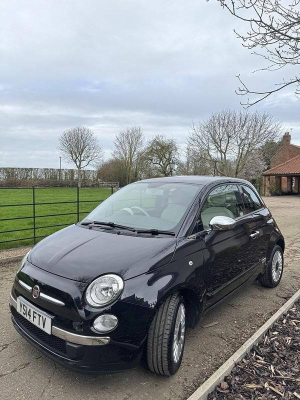 Used Fiat 500 Lounge 2014 Black Hatchback