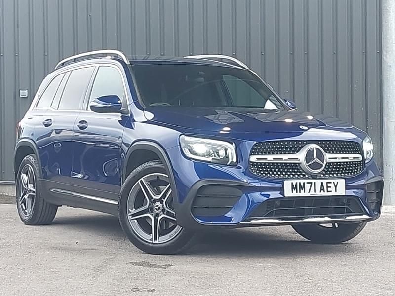 Blue Used 2021 Mercedes GLB200 AMG line SUV | £26,698 (Fair price) - Image 1/4