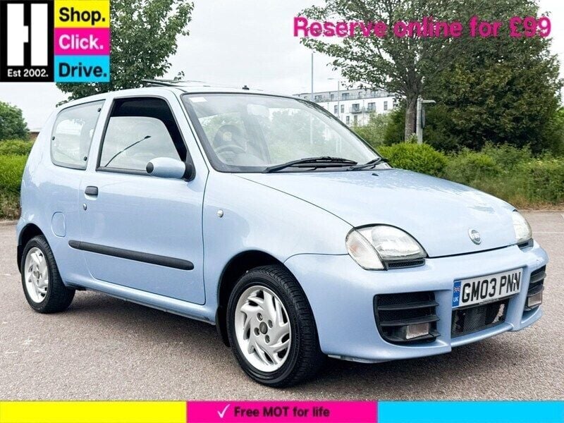 Blue Used 2003 Fiat Seicento Hatchback | £3,320 - Image 1/3