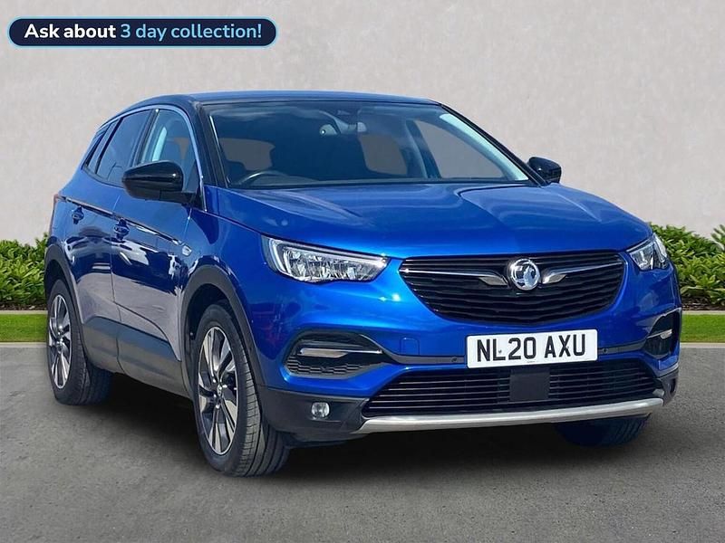Used Vauxhall Grandland X SRi 130 HP (95 kW) 2020 Blue SUV