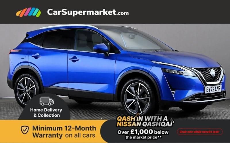 Blue Used 2022 Nissan Qashqai Tekna SUV | £19,197 (A bit pricey) - Image 1/3