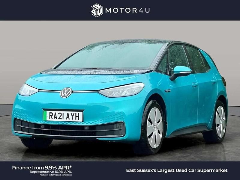 Used VW ID.3 Pro Performance 150 kW (204 HP) 2021 Turquoise Hatchback