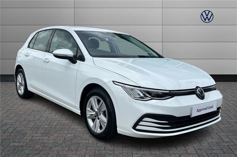 White Used 2023 VW Golf VIII Life Hatchback | £17,950 (Super price) - Image 1/4