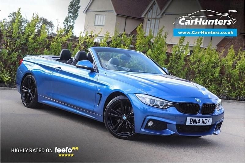 Blue Used 2014 BMW 428 M Sport Cabriolet | £12,495 (Fair price) - Image 1/4