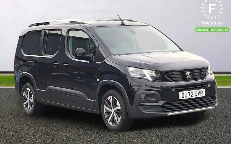 Black Used 2022 Peugeot Rifter GT MPV | £23,799 (Fair price) - Image 1/3