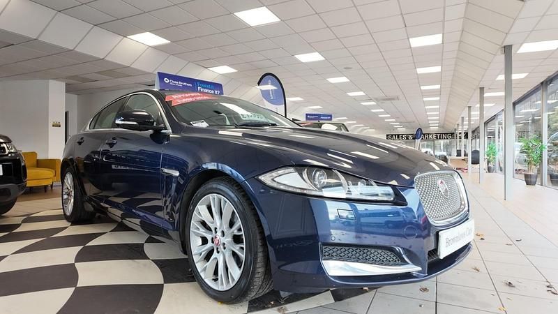 Blue Used 2014 Jaguar XF Luxury Sedan | £8,995 (A bit pricey) - Image 1/4