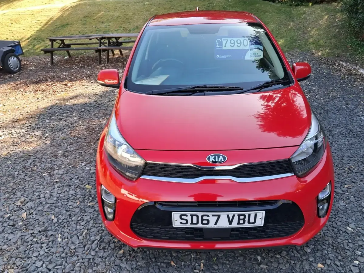 Begagnad Kia Picanto 2017 Röd Halvkombi