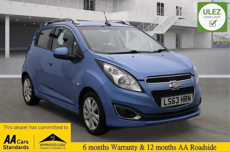 Blue Used 2013 Chevrolet Spark LTZ Hatchback | £2,195 (Fair price) - Image 1/4
