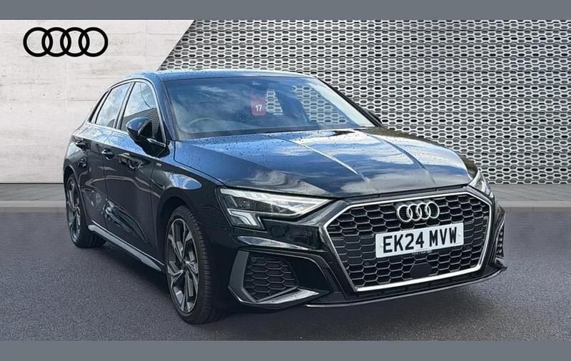 Used Audi A3 S-Line 110 HP (80 kW) 2024 Black Hatchback