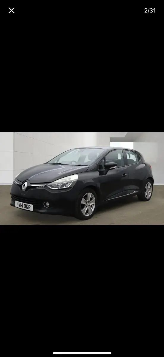 Used Renault Clio Dynamique 75 HP (55 kW) 2014 Black Hatchback