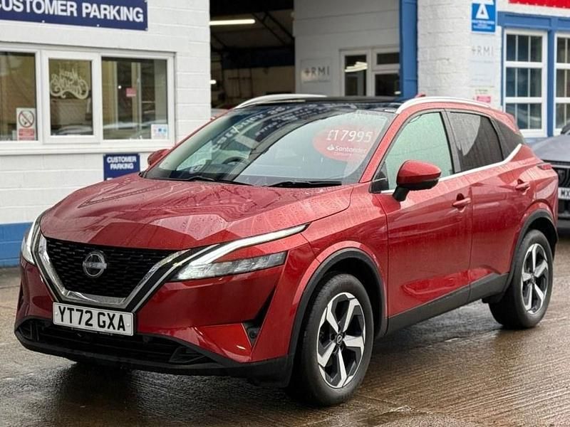 Fuji sunset red metallic Used 2022 Nissan Qashqai N-Connecta SUV | £17,995 (Fair price) - Image 1/4