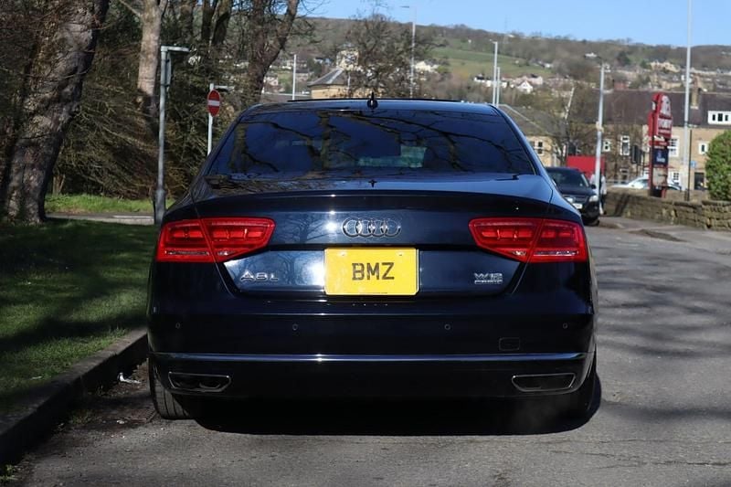 Used Audi A8L W12 2012 Blue Sedan
