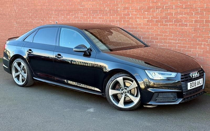 Used Audi A4 Black Edition 150 HP (110 kW) 2018 Black Sedan