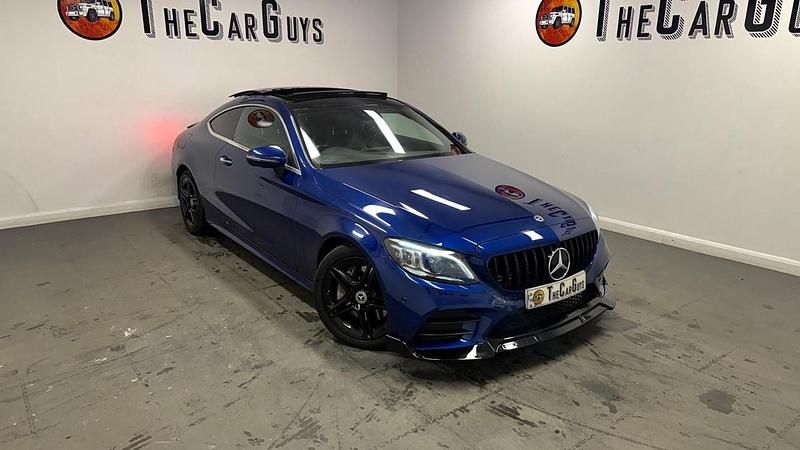 Used Mercedes C300 AMG Line Premium Plus 2020 Blue Coupe