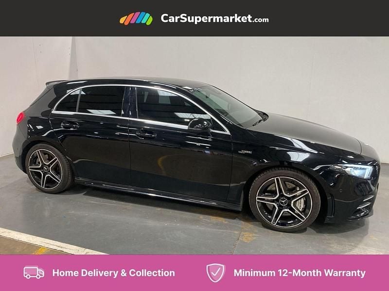 Black Used 2020 Mercedes A35 AMG Executive Hatchback | £21,197 (Fair price) - Image 1/4