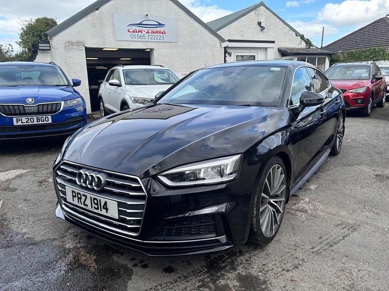 Used Audi A5 S-Line 190 HP (139 kW) 2019 Black Coupe