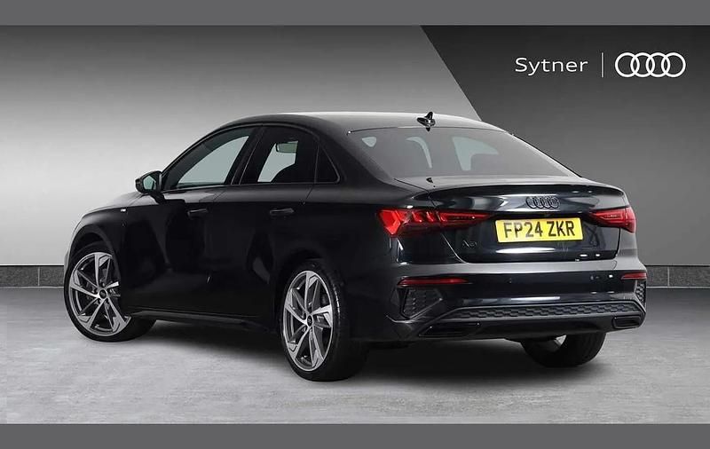 Used Audi A3 Black Edition 150 HP (110 kW) 2024 Black Sedan