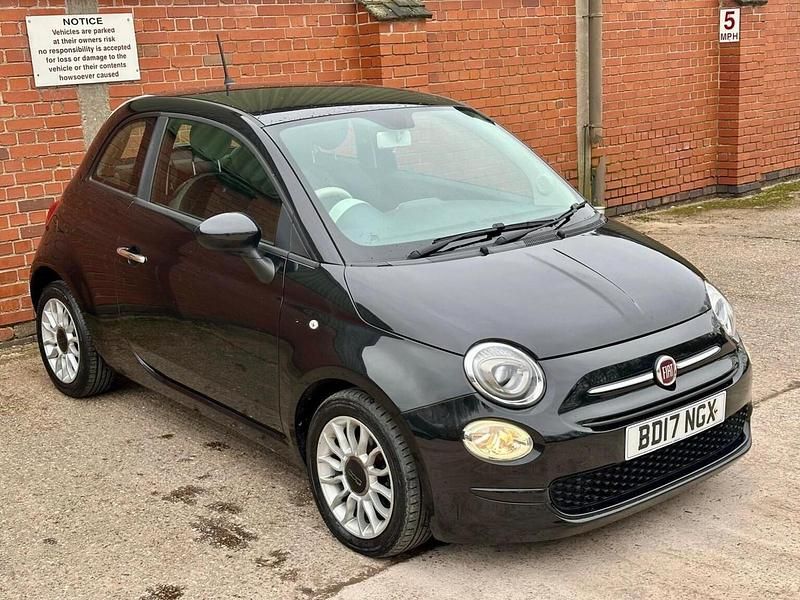 Used Fiat 500 Pop Star 69 HP (50 kW) 2017 Black Hatchback