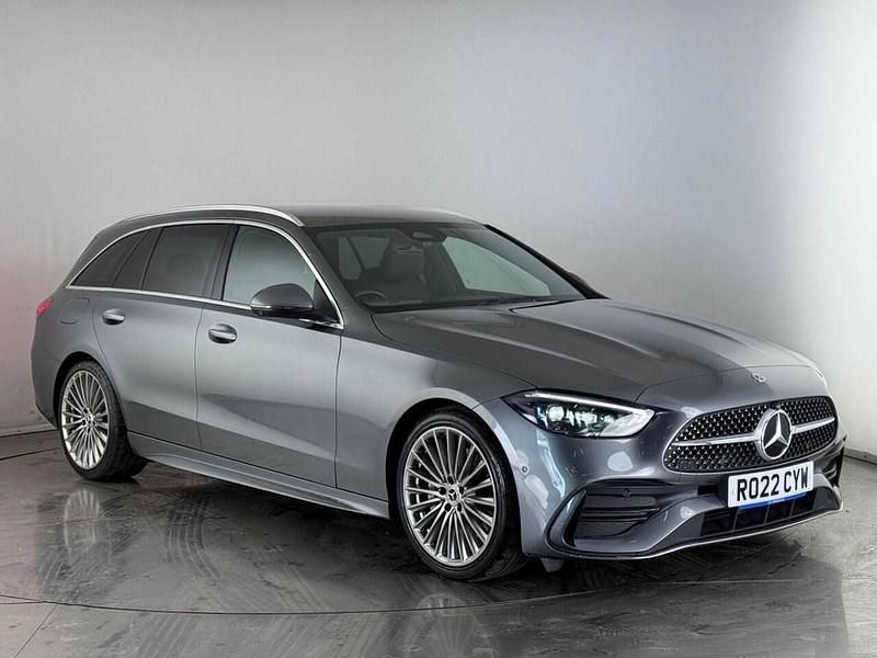 Grey Used 2022 Mercedes C200 AMG Line Premium Estate | £24,800 (Expensive) - Image 1/3