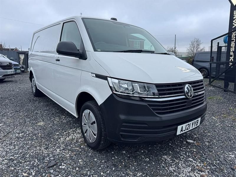 Used VW T6.1 Startline 150 HP (110 kW) 2021 White Van