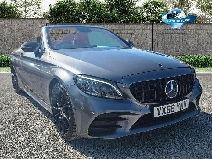 Silver Used 2018 Mercedes C200 AMG Line Premium Cabriolet | £15,895 (Fair price) - Image 1/4