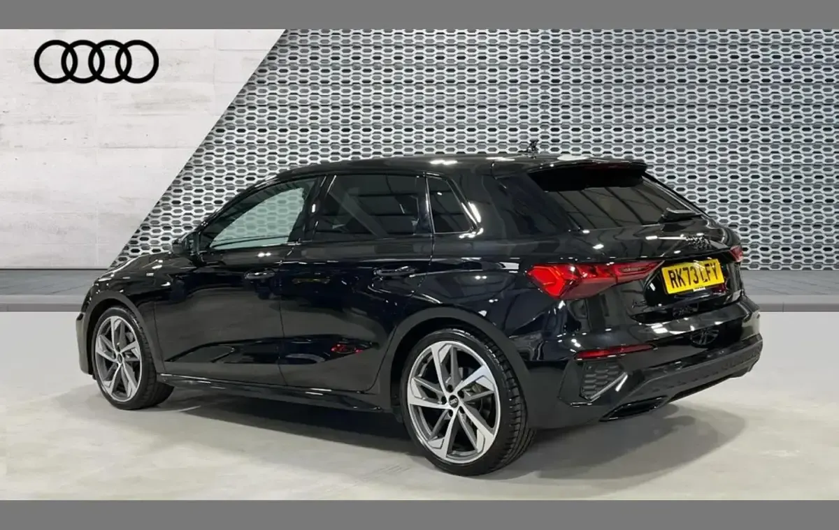 Used Audi A3 Black Edition 147 HP (108 kW) 2023 Black Sedan