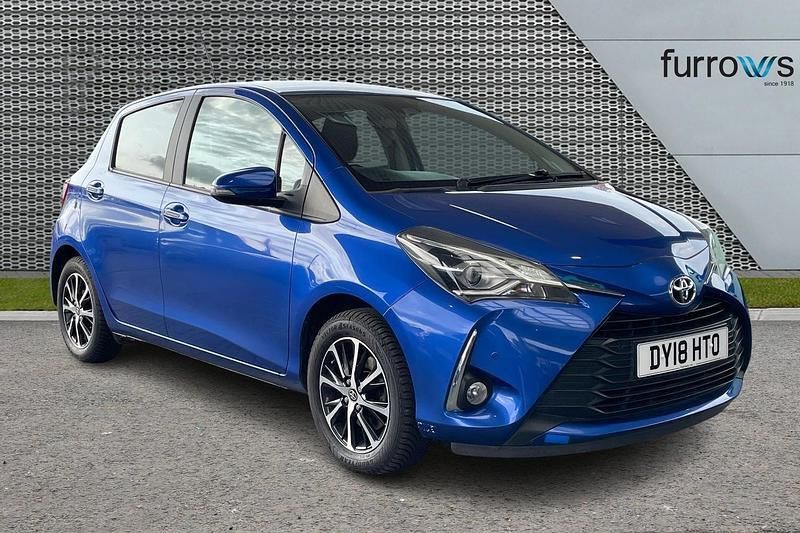 Blue Used 2018 Toyota Yaris Hatchback | £7,245 (Fair price) - Image 1/4