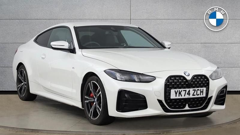 White Used 2025 BMW 420 M Sport Coupe | £37,395 (Good price) - Image 1/4