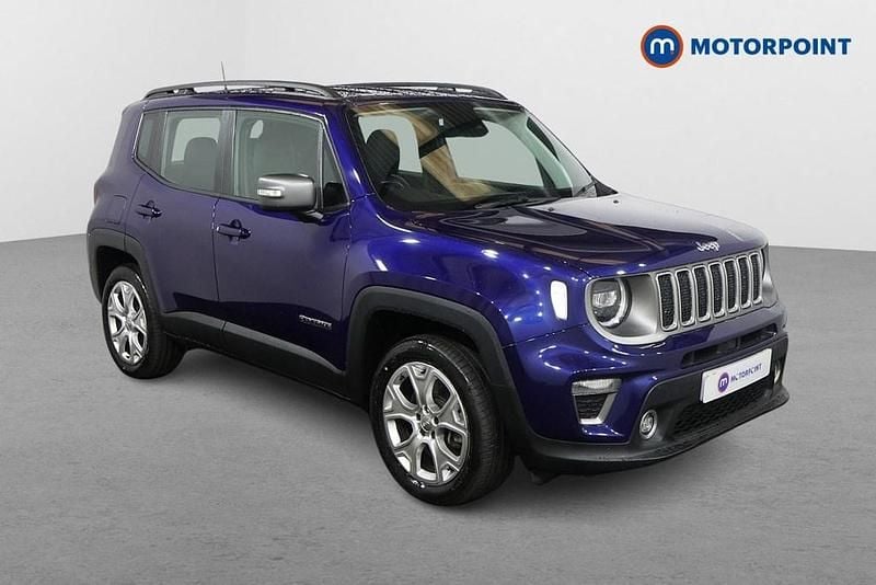 Blue Used 2021 Jeep Renegade Limited SUV | £16,299 (Good price) - Image 1/4
