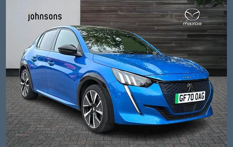Used Peugeot e-208 GTi 100 kW (136 HP) 2020 Blue Hatchback