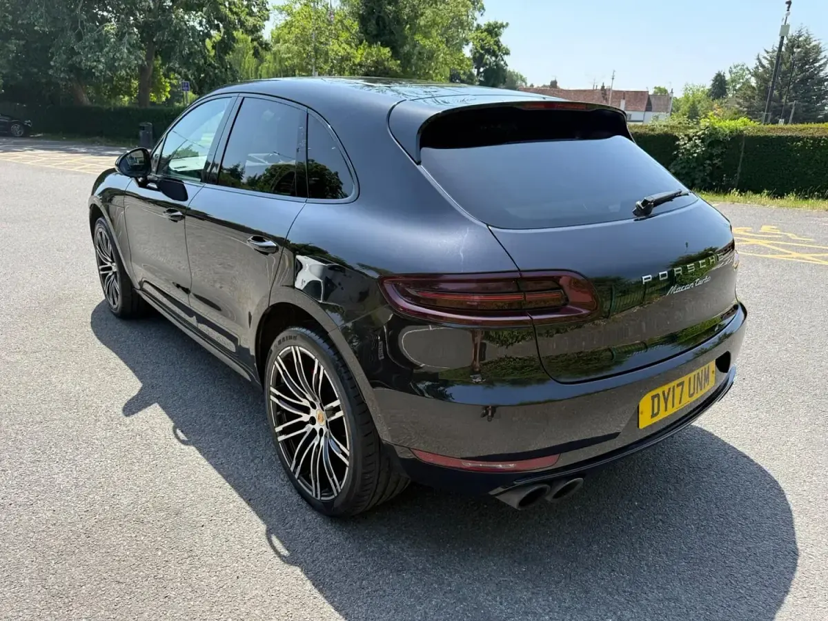 Used Porsche Macan Turbo Performance Package 400 HP (294 kW) 2017 Black SUV