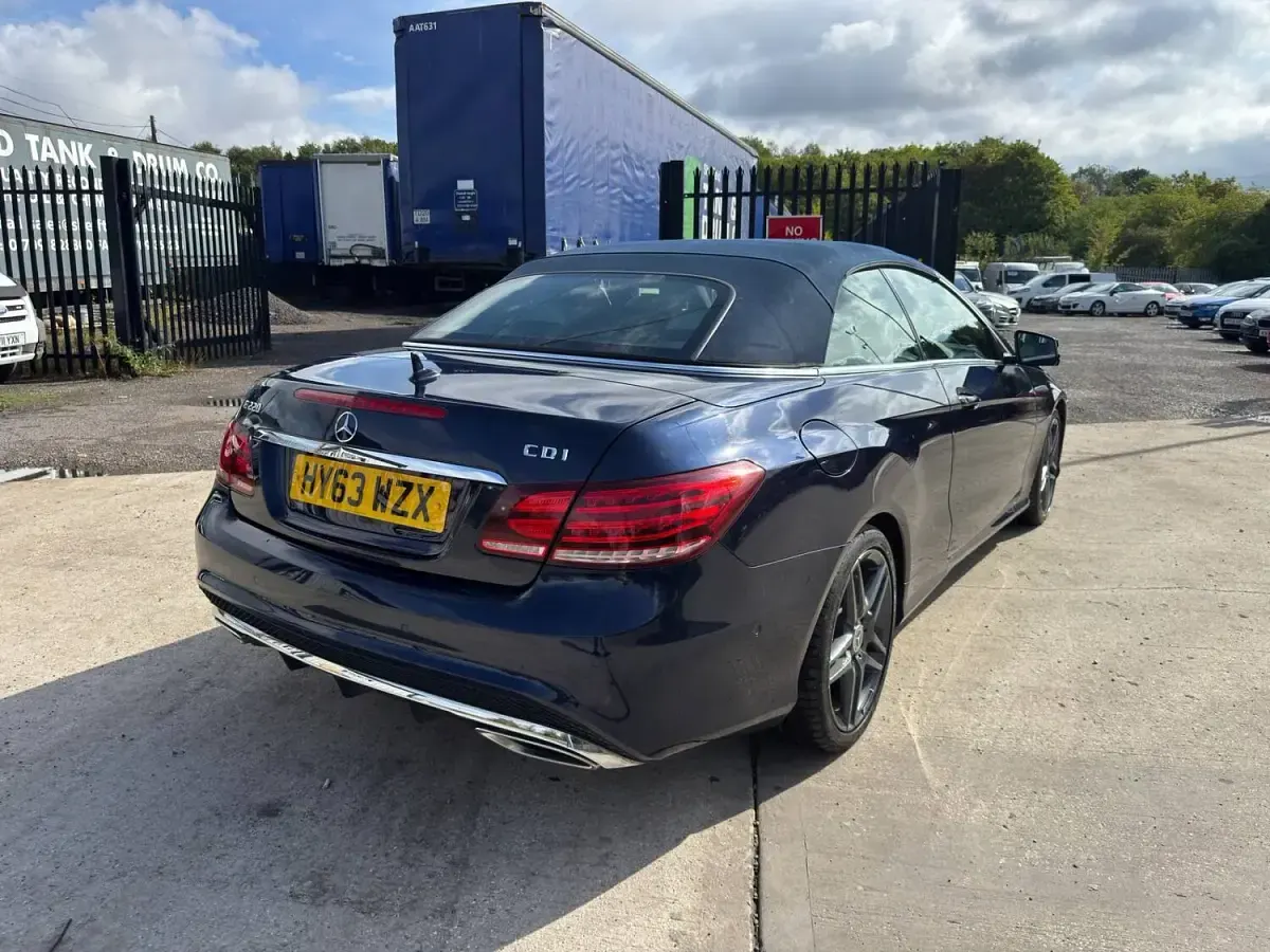 Used Mercedes E220 AMG 2013 Blue Cabriolet