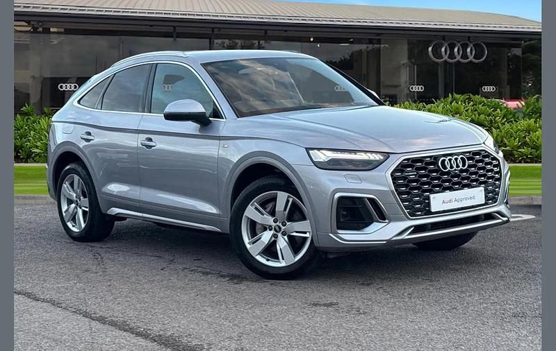 Used Audi Q5 Sportback S-Line 295 HP (216 kW) 2021 Silver SUV