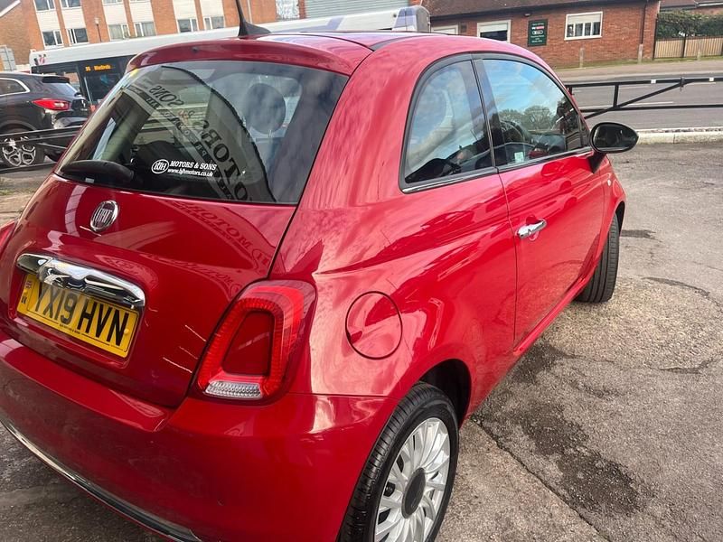 Used Fiat 500 Lounge 69 HP (50 kW) 2019 Red Hatchback