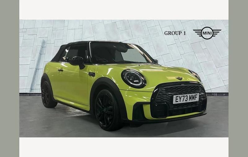 Yellow Used 2023 Mini Cooper Cabriolet Comfort Cabriolet | £21,495 (Fair price) - Image 1/4