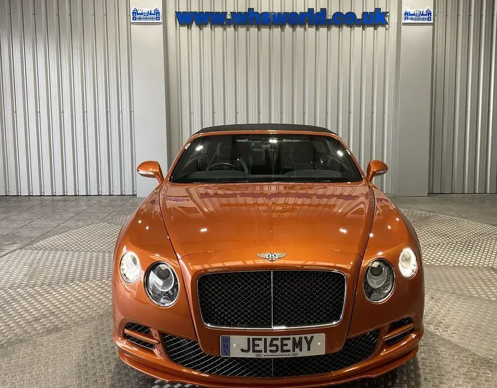 Used Bentley Continental 616 HP (453 kW) 2015 Orange Sedan