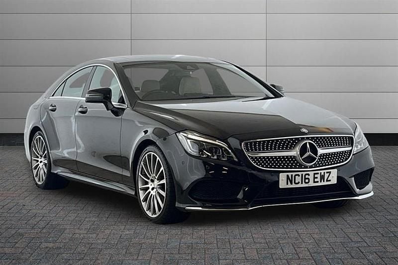 Obsidian black Used 2016 Mercedes CLS350 AMG Line Premium Sedan | £16,995 (Fair price) - Image 1/4