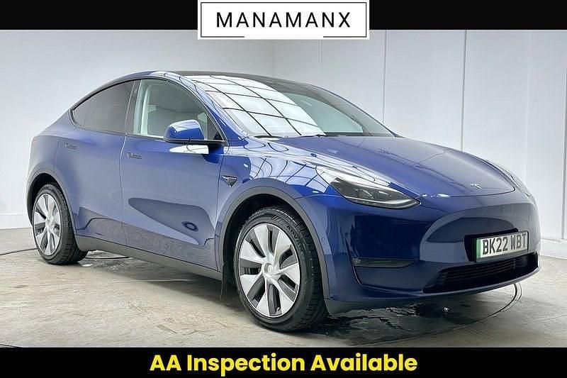 Used Tesla Model Y Long Range AWD 378 kW (514 HP) 2022 Blue SUV