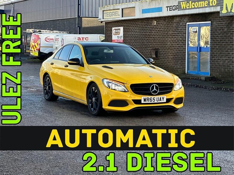Yellow Used 2015 Mercedes C220 Sedan | £6,850 (Fair price) - Image 1/4