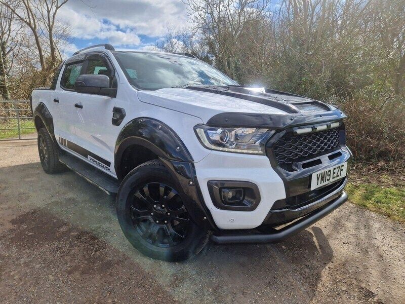 White Used 2019 Ford Ranger Wildtrack Pickup | £23,000 (Expensive) - Image 1/4