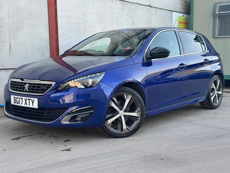 Used Peugeot 308 GT-line 2017 Blue Hatchback
