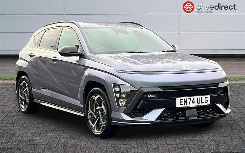 Blue Used 2025 Hyundai Kona N Line SUV | £25,350 (Expensive) - Image 1/4