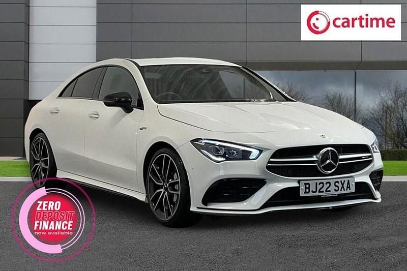 Used Mercedes CLA35 AMG Premium 306 HP (225 kW) 2022 White Coupe