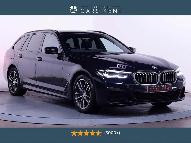 Black Used 2023 BMW 530e M Sport Estate | £32,388 (Fair price) - Image 1/4