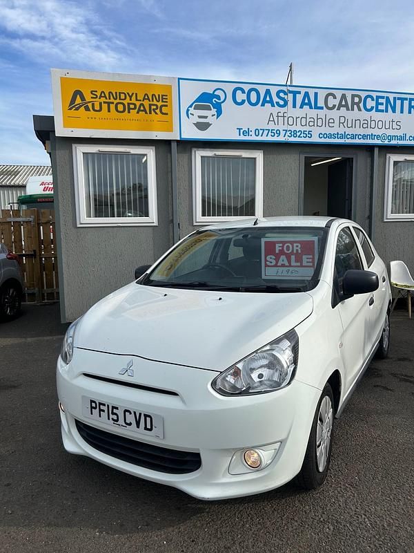 White Used 2015 Mitsubishi Mirage Hatchback | £1,950 (Good price) - Image 1/4