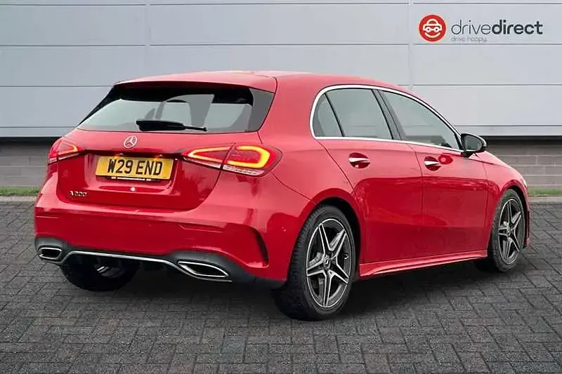 Usado Mercedes A200 AMG Line Premium Plus 2019 Vermelho Citadino