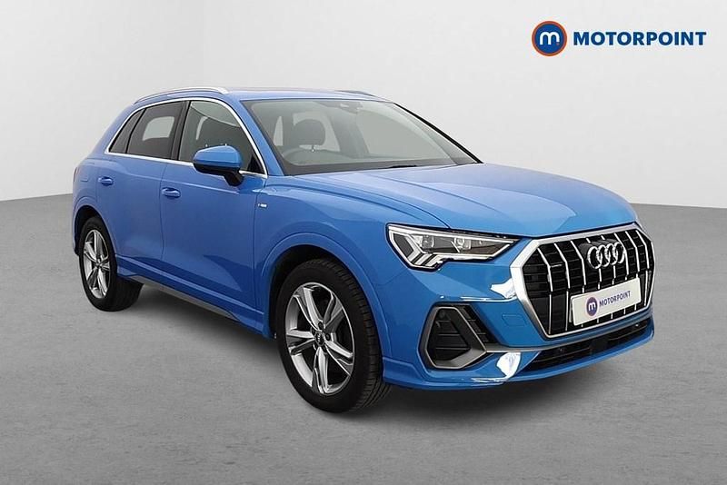 Blue Used 2020 Audi Q3 S-Line SUV | £24,999 (Good price) - Image 1/4