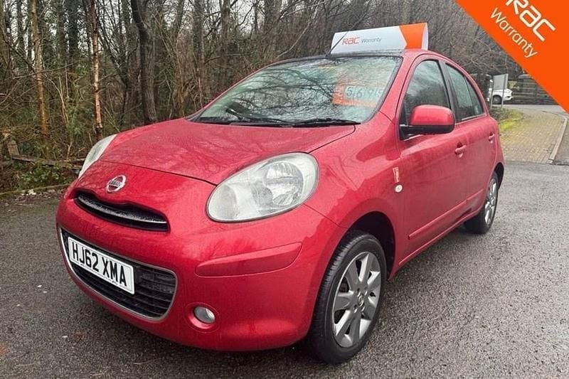 Red Used 2012 Nissan Micra Hatchback | £5,695 (A bit pricey) - Image 1/1